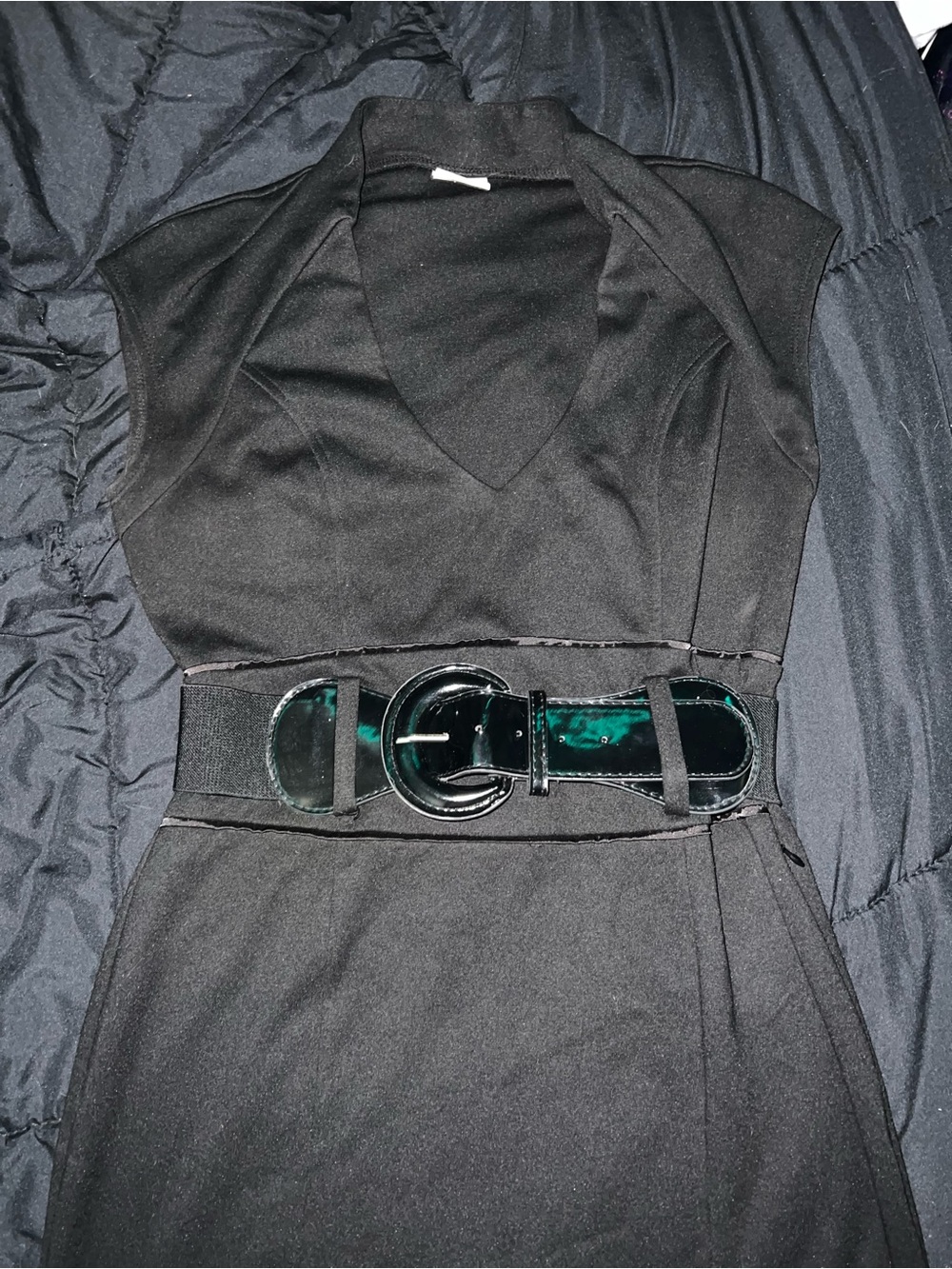 Y2K dress with buckle